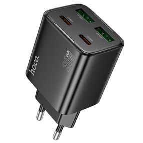 МЗП Hoco N55 Fundador PD20W four-port (2USB-A/2C) Black