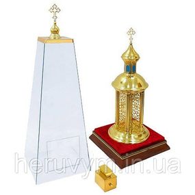 Дарохранительниця (даросховниця) лакована латунна