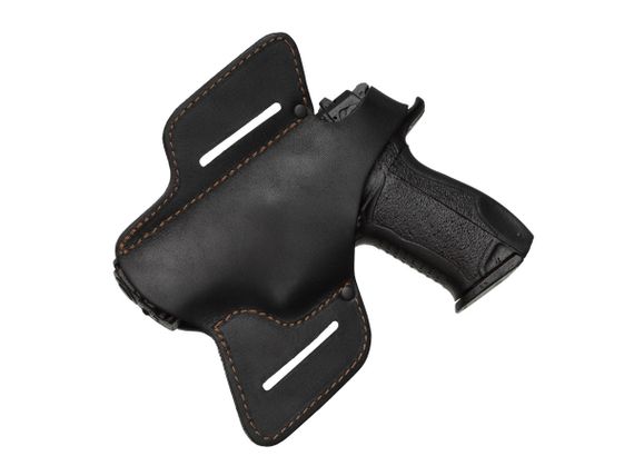 Кобура поясна Форт-17 не формована "метелик" шкіра чорна | Зображення 2