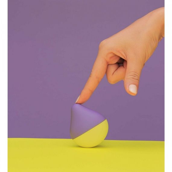 Вібратор для клітора Iroha Mini, фіолетово-жовтий Sex Aura | Зображення 4