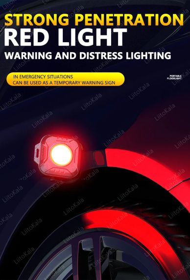 Міні ліхтар LiitoKala LF-986 COB LED Bead 500LM 5.7W із зарядкою Type-C | Зображення 8