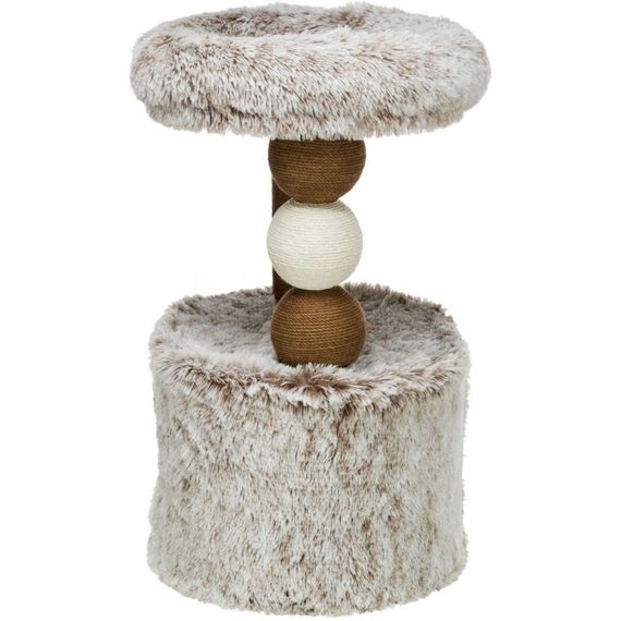 Дряпка-будиночок Trixie Harvey для котів джут/плюш біло-коричнева 54х40х73 см | Зображення 2