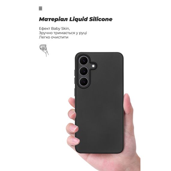 Чохол до мобільного телефона Armorstandart ICON Samsung S25 FE 5G Black (ARM86153) | Зображення 6