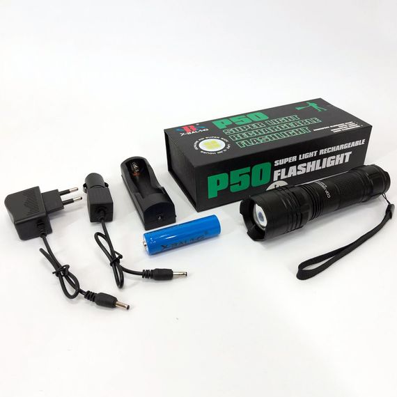 Мощный карманный фонарик Bailong BL-8900-P50 | Ручной фонарик led | Тактические фонари ZV-862 для охоты | Зображення 9