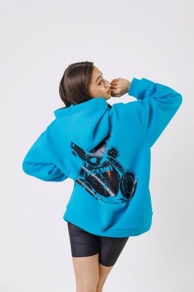 Худі унісекс МА (02) бірюза | Зображення 6