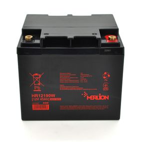 Аккумуляторная батарея MERLION HR12190W,12V 45A h (196 х 165 х 173 (173))