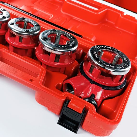 Набор клепов с трещоткой 4 шт. 1/2", 3/4", 1", 1.1/4" Haisser | Зображення 2