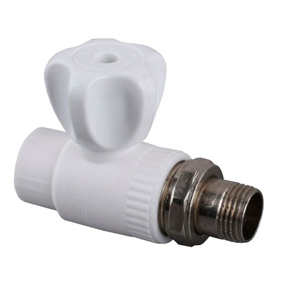 Кран радіаторний кутовий Kalde PPR ф20x1/2 000017871