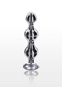 Анальная елочка с кристаллом Toy Joy Diamond Star Beads, Large Sex Aura