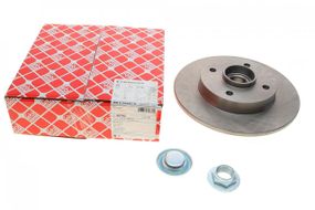 Диск тормозной задний Citroen C3 C4 Peugeot 207 307 05- 248.4х9  d=30mm  с подшипником  32782