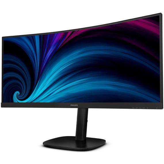 TFT 34" Philips 34B2U3600C, WQHD, VA, 120Гц, вигн., HDMI, DP, USB-C, RJ-45, USB-hub, HAS, чорний | Зображення 1