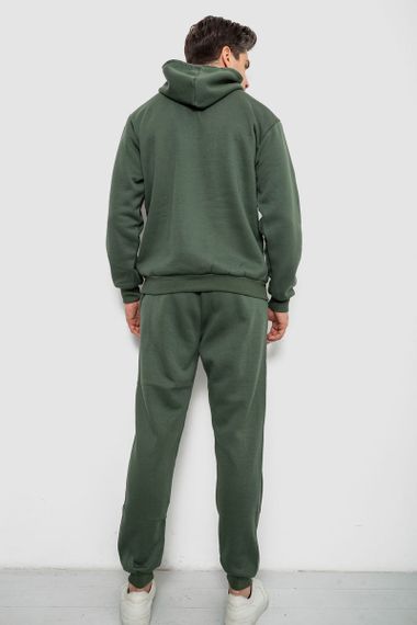 Спортивный костюм мужской на флисе, цвет хаки, 244R9162 | Зображення 3