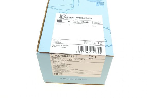 Колодки гальмівні передні Mazda 2 1.5 14- ADM542111 | Зображення 5