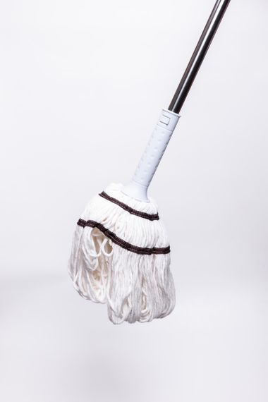 Швабра з класичною круглою насадкою для вологого прибирання підлоги, підходить для плитки, ламінату HP-35015-15 | Зображення 4