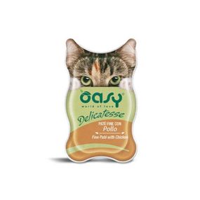 Паштет для кошек OASY Adult с курицей 85 г (8053017342207)