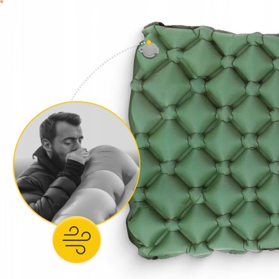 Килимок надувний Mountain Goat 190 x 58 x 5 см MG0011 Navy Green (P-5905973400886) | Зображення 2