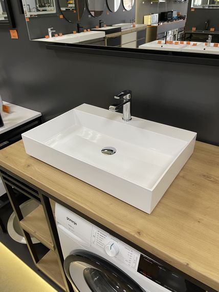 Раковина накладная Adamant SLENDER, прямоугольная (4824296204008) | Зображення 2