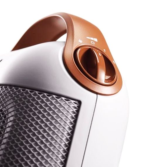 Тепловентилятор DeLonghi HFX-30-С18-IW 1800 Вт сірий | Зображення 1