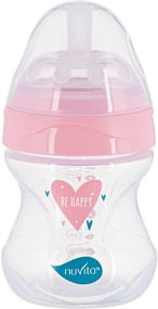 Детская Антиколиковая бутылочка Nuvita NV6011 Mimic Collection 150мл розовая (NV6011ROSA)