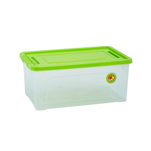 Контейнер 11,7л прозорий/оливковий Smart Box Алеана