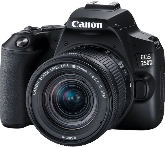 Апарати цифровi CANON EOS 250D BK 18-55 IS CP RUK/SEE (3454C007AA) | Зображення 1