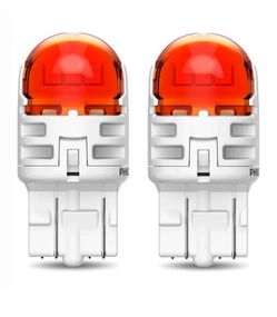 Комплект світлодіодних ламп Philips 11066AU60X2 WY21/5W LED Ultinon Pro6000 SI 12 V 2.5/0.5 W3x16q AMBER