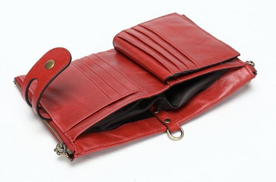 Кошелек универсальный Vintage 14680 Красный | Зображення 6
