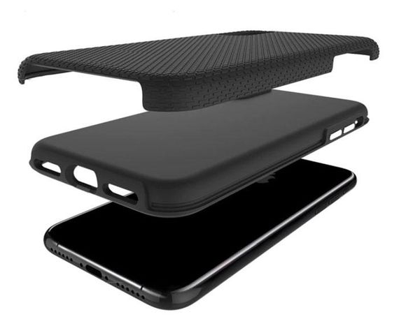 Протиударний чохол Primo Gibrid Armor для Apple iPhone Xs Max - Black | Зображення 4