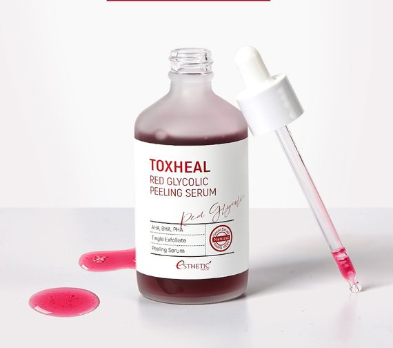 Пілінг-сироватка для обличчя ESTHETIC HOUSE Toxheal Red Glycolic Peeling Serum (100 ml) | Зображення 1