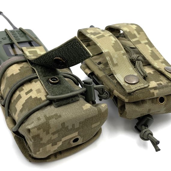 Подсумок под рацию открытый Пиксель ММ-14 Molle Cordura 500D нейлон | Зображення 2