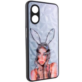 TPU+PC чохол Prisma Ladies для Oppo A98 Rabbit, TPU+PC