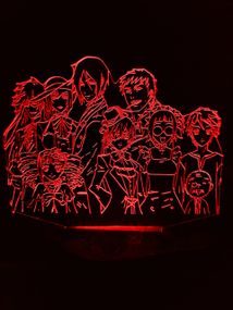 Акриловий світильник-нічник Темний Дворецький червоний tty-n000851