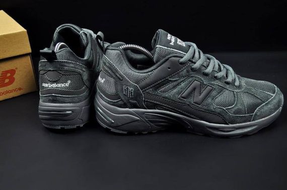 Демісезонні шкіряні кросівки New Balance колір олива | Зображення 5