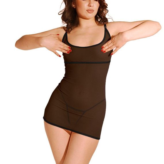 Сексуальное платье из сетки Art of Sex- Sharlotte черное L-2XL sexstyle