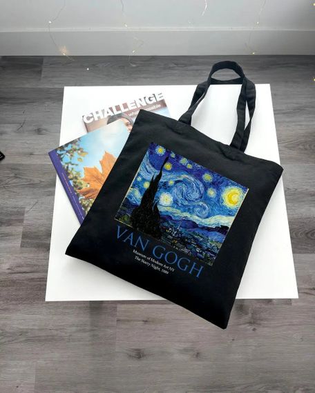 Екошопер BookOpt ВК4062 VAN GOGH «Зоряна ніч» Чорний | Зображення 9