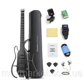 Silent гітара Donner HUSH-X PRO Black