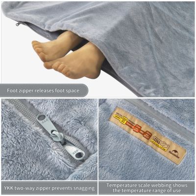 Спальный мешок Naturehike CNK2300SD022, світло-сірий (6976507667333) | Зображення 8