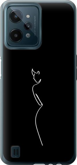 Чехол на Realme C31 Силуэт1 "4590u-2593-17620"