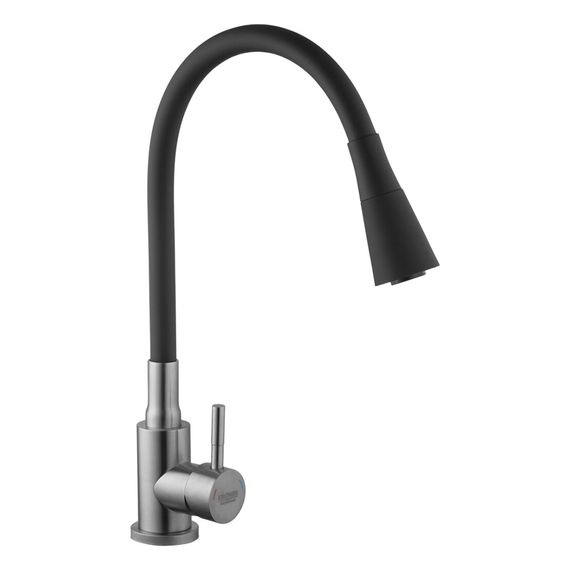 Змішувач для кухні Kroner KRP Edelstahl Klassisch - ESG031BLK (CV035371)