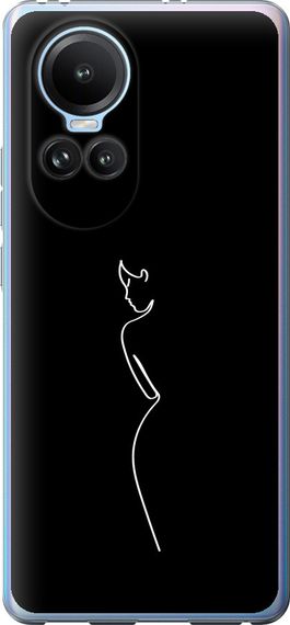 Чехол на Oppo Reno10 Силуэт1 "4590u-3107-17620"