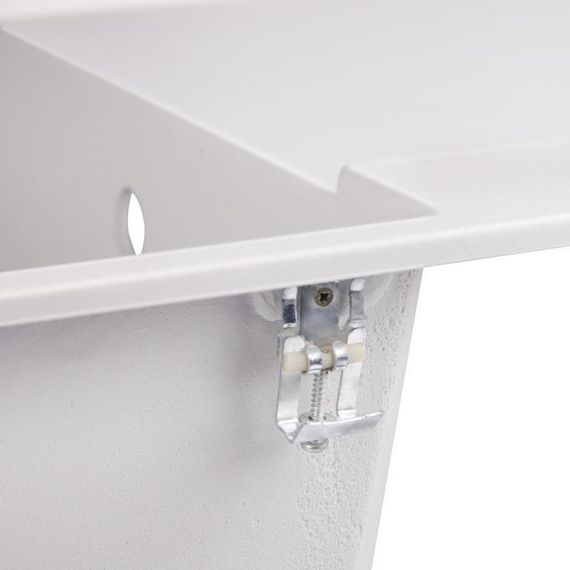 Кухонна мийка Lidz 790x495/230 WHI-01 (LIDZWHI01790495230) | Зображення 4