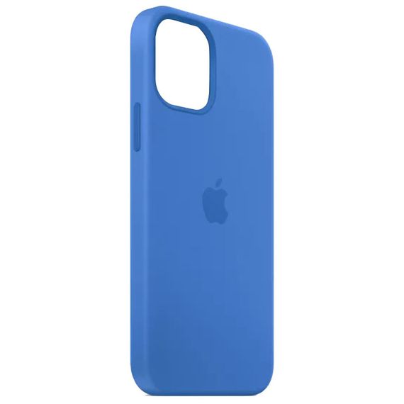 Чехол Silicone Case Full Protective (AA) для Apple iPhone 13 (6.1") Синий / Capri Blue | Зображення 1