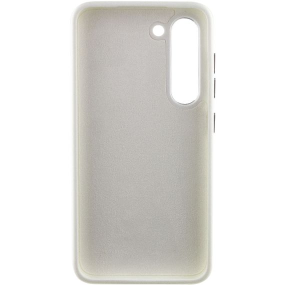 Кожаный чехол Bonbon Leather Metal Style для Samsung Galaxy S23+ Белый / White | Зображення 2