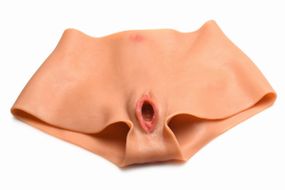 Накладна вагіна Master Series Silicone Vagina + Butt Panties - Small