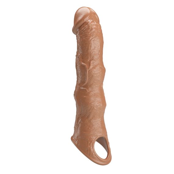 Подовжуюча насадка на член - Pretty Love Extension Penis Sleeve Latin, 28 см | Зображення 3