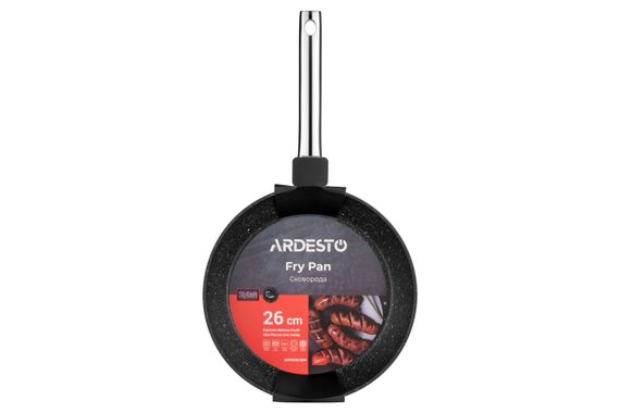 Сковорода ARDESTO Ardesto Gemini Abetone 26 см, чорний, алюміній (AR1926GBH) | Зображення 1