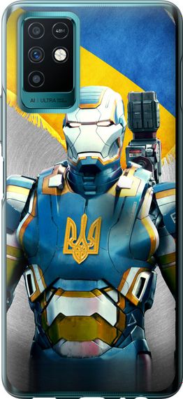 Чехол на Infinix Note 10 Украинский киборг "980u-2763-17620"