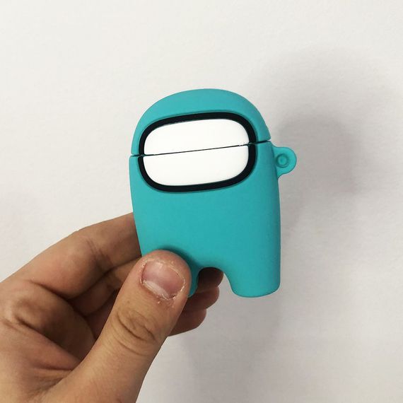 Чехол для Apple AirPods миньон. BJ-144 Цвет: бирюза