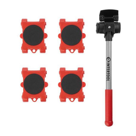 Набір для переміщення меблів 5 од. INTERTOOL HP-0010 | Зображення 1