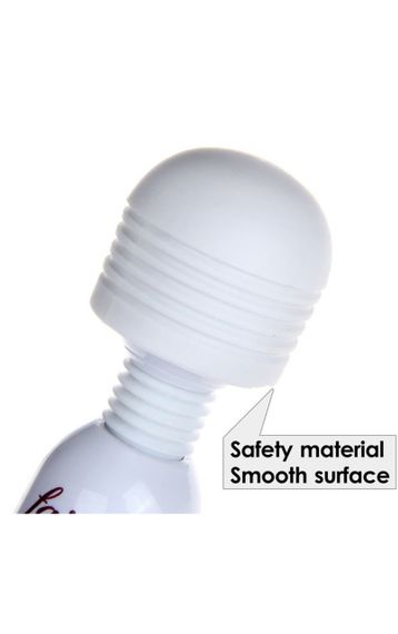 Вібромасажер Wand Solo 10 режимів вібрації рожевий-білий sexstyle | Зображення 2